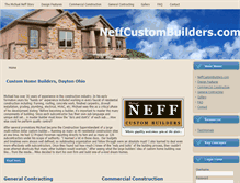 Tablet Screenshot of neffcustombuilders.com